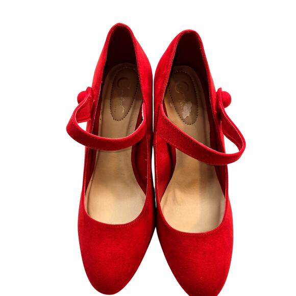 NWOT Chili Pepper 10 W Women's Flat Shoe Closed Toe 10W Wide New No Box - Picture 2 of 8